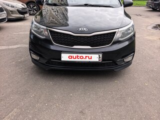 2016 Kia Rio III Рестайлинг, чёрный, 855000 рублей, вид 2