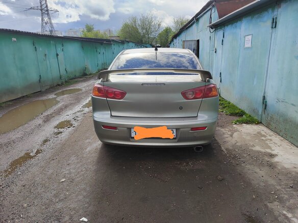 2008 Mitsubishi Lancer X, бежевый - вид 3