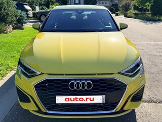 2021 Audi A3 35 TFSI IV (8Y), жёлтый, 3150000 рублей, вид 4