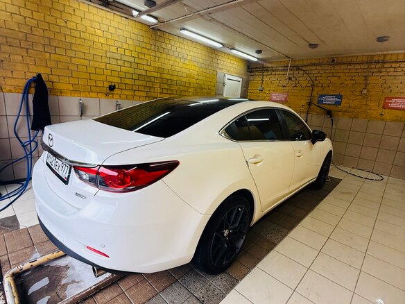 2018 Mazda 6 III (GJ) Рестайлинг, белый, 1520000 рублей - вид 10