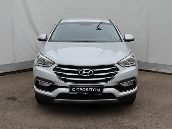 2015 Hyundai Santa Fe III Рестайлинг, серебристый, 2415000 рублей - вид 1