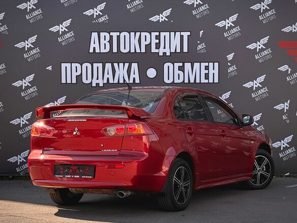2008 Mitsubishi Lancer X, красный, 835000 рублей - вид 7