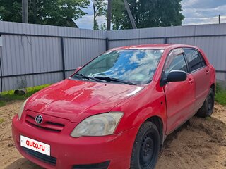 2005 Toyota Corolla IX (E120, E130) Рестайлинг, красный, 250000 рублей, вид 2