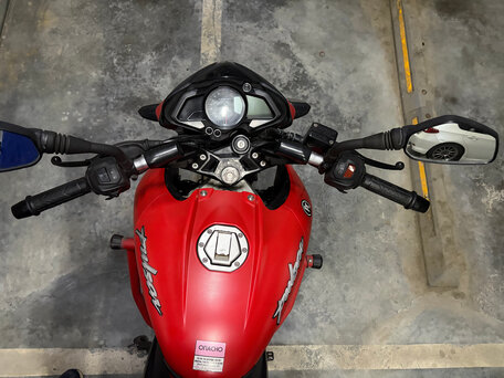 2022 Bajaj Pulsar NS 200, красный, 180000 рублей, вид 5