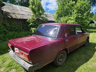 2002 Lada (ВАЗ) 2107, пурпурный, 110000 рублей, вид 3