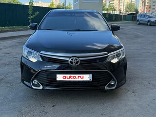 2015 Toyota Camry US Market VII (XV50) Рестайлинг, чёрный, 1550000 рублей, вид 3