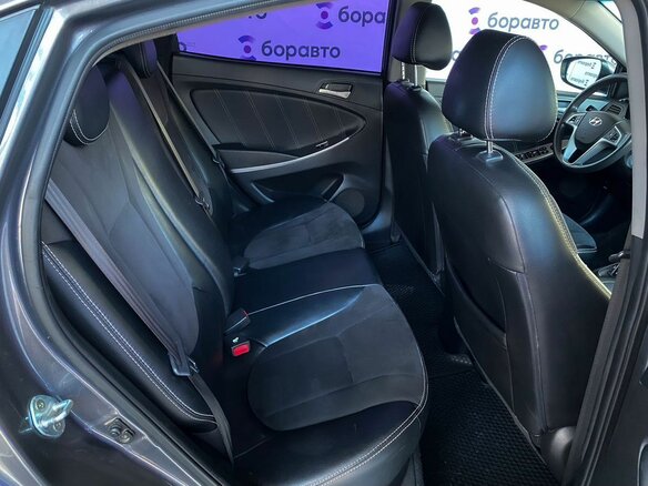 2015 Hyundai Solaris I Рестайлинг, серый - вид 13