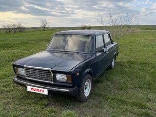 1984 Lada (ВАЗ) 2107, синий, 110000 рублей, вид 2