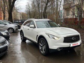 2012 Infiniti FX50 II (S51) Рестайлинг, белый, 1949000 рублей, вид 4