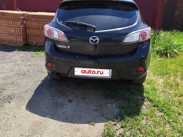 2012 Mazda 3 II (BL) Рестайлинг, чёрный, 800000 рублей - вид 3