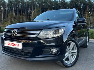 2012 Volkswagen Tiguan I Рестайлинг, чёрный, 1860000 рублей, вид 1