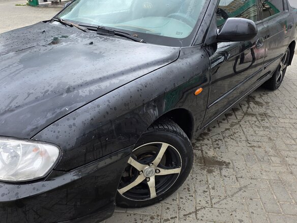 2008 Kia Spectra I Рестайлинг 2, чёрный, 189000 рублей - вид 2