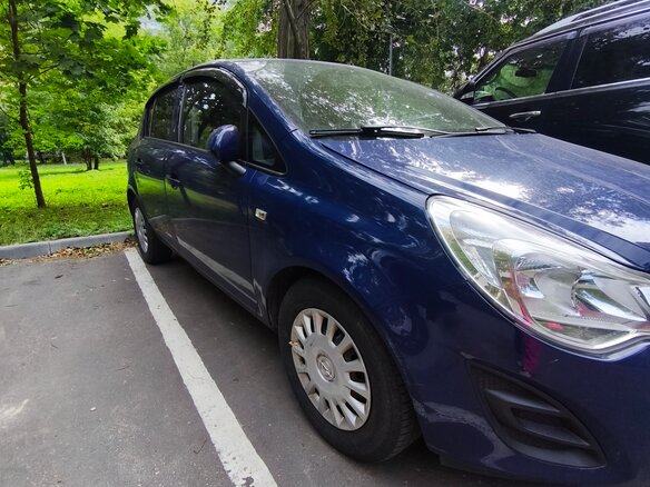 2013 Opel Corsa D Рестайлинг II, синий - вид 6
