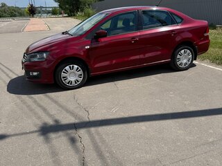 2017 Volkswagen Polo V Рестайлинг, пурпурный, 920000 рублей, вид 3