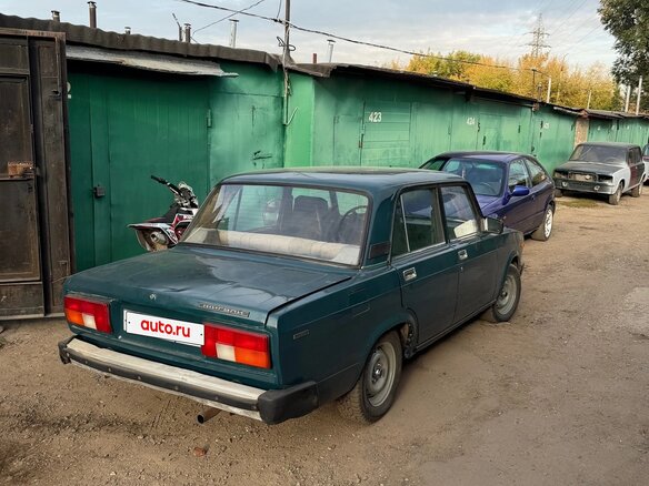 1995 Lada (ВАЗ) 2105, зелёный, 94000 рублей - вид 6