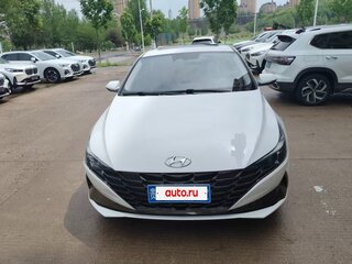 2021 Hyundai Elantra VII (CN7), белый, 1600000 рублей, вид 2