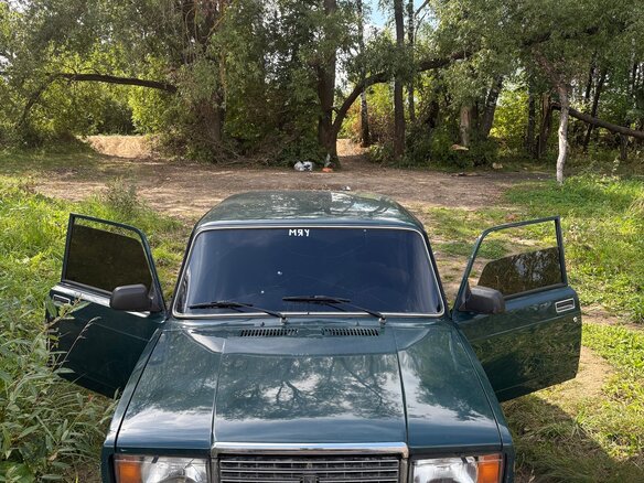 2006 Lada (ВАЗ) 2107, зелёный, 210000 рублей - вид 1