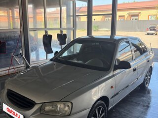 2007 Hyundai Accent ТагАЗ II, серебристый, 370000 рублей, вид 1