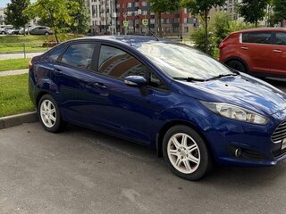 2015 Ford Fiesta Mk6 Рестайлинг, синий, 910000 рублей, вид 3