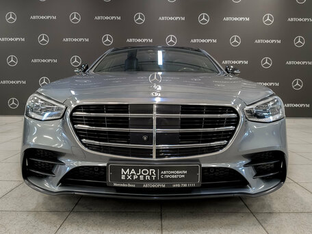 2021 Mercedes-Benz S-Класс 450 Long 4MATIC VII (W223), серый, 8560000 рублей, вид 2