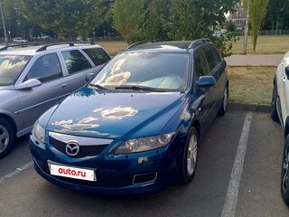 2007 Mazda 6 I (GG) Рестайлинг, синий, 700000 рублей, вид 3