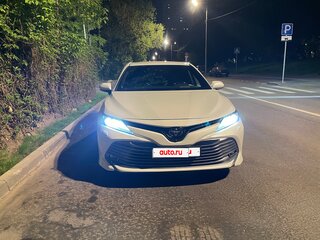 2019 Toyota Camry VIII (XV70), белый, 2850000 рублей, вид 5