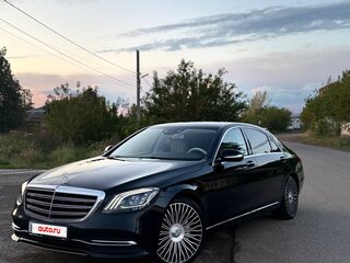 2017 Mercedes-Benz S-Класс 450 VI (W222, C217) Рестайлинг, чёрный, 4650000 рублей, вид 1
