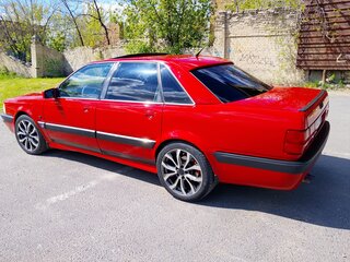 1985 Audi 100 III (C3), красный, 400000 рублей, вид 1