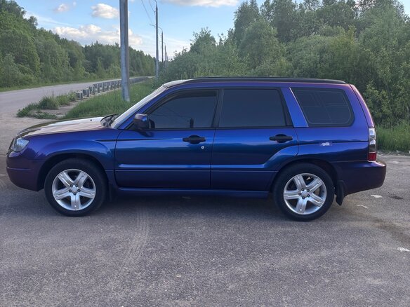 2006 Subaru Forester II Рестайлинг, пурпурный, 1000000 рублей - вид 8