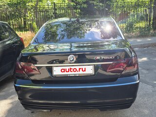 2006 BMW 7 серии Long 760Li IV (E65/E66) Рестайлинг, чёрный, 1200000 рублей, вид 4