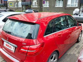 2014 Mercedes-Benz B-Класс 180 CDI II (W246) Рестайлинг, красный, 550000 рублей, вид 3