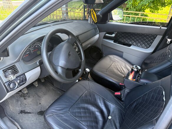 2011 Lada (ВАЗ) Priora I, серый, 299999 рублей - вид 8