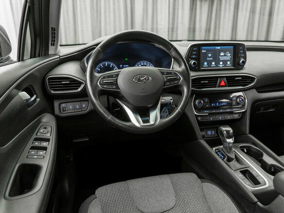 2019 Hyundai Santa Fe IV, серый, 2840000 рублей - вид 9