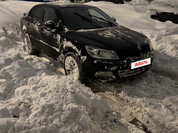 2012 Skoda Octavia II (A5) Рестайлинг, чёрный, 1150000 рублей