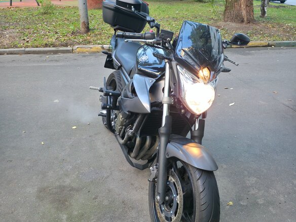 2009 Yamaha XJ6 (FZ6R), чёрный, 425000 рублей