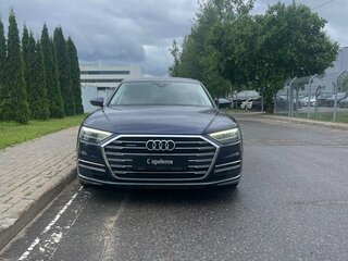 2018 Audi A8 Long 55 TFSI IV (D5), синий, 4499000 рублей, вид 4