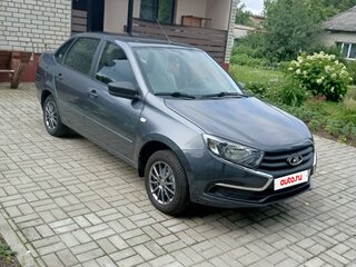2018 Lada (ВАЗ) Granta I Рестайлинг, серый, 440000 рублей, вид 2