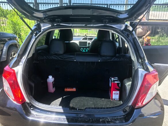 2011 Toyota Vitz III (XP130), чёрный, 570000 рублей - вид 6