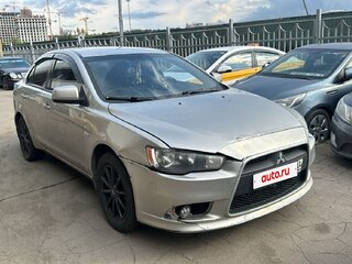2012 Mitsubishi Lancer X Рестайлинг, серебристый, 425000 рублей, вид 2