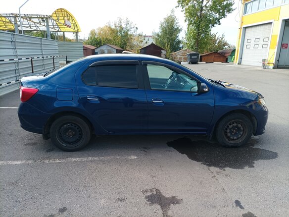 2015 Renault Logan II, синий, 675000 рублей - вид 3