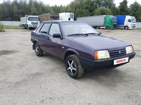 1998 Lada (ВАЗ) 21099, фиолетовый, 150000 рублей, вид 4