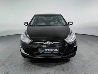 2014 Hyundai Solaris I, чёрный, 789500 рублей, вид 2