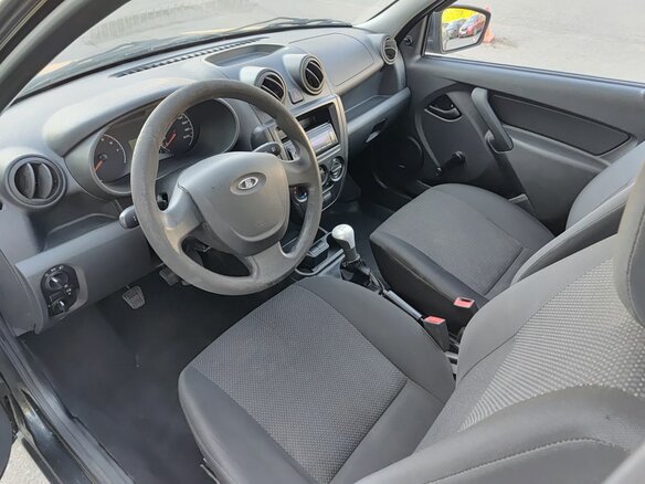 2014 Lada (ВАЗ) Granta, чёрный - вид 15