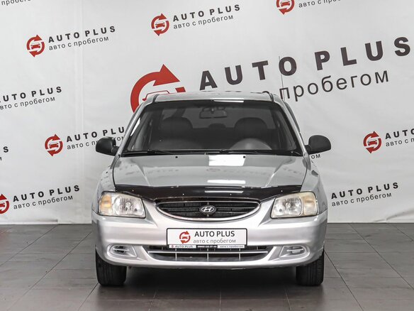 2008 Hyundai Accent ТагАЗ II, серебристый - вид 2
