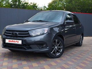 2018 Lada (ВАЗ) Granta I Рестайлинг, серебристый, 695000 рублей, вид 2