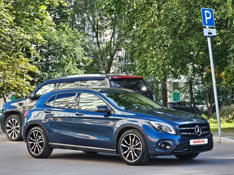2019 Mercedes-Benz GLA 250 I (X156) Рестайлинг, синий, 3250000 рублей, вид 4