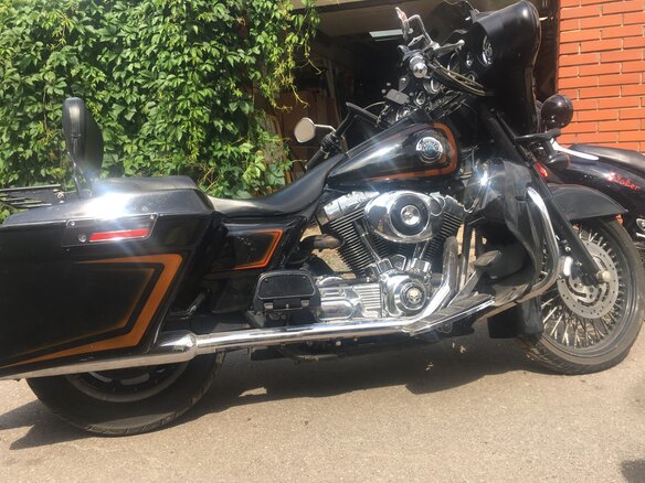 2002 Harley-Davidson Street Glide, чёрный, 660000 рублей