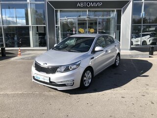 2015 Kia Rio III Рестайлинг, серебристый, 1072000 рублей, вид 1