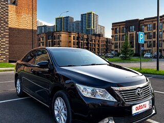 2014 Toyota Camry VII (XV50), чёрный, 1300000 рублей, вид 3