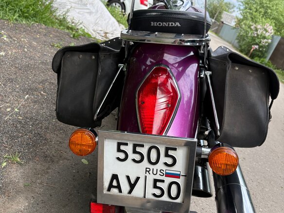 2005 Honda VTX 1300, пурпурный, 725000 рублей - вид 12